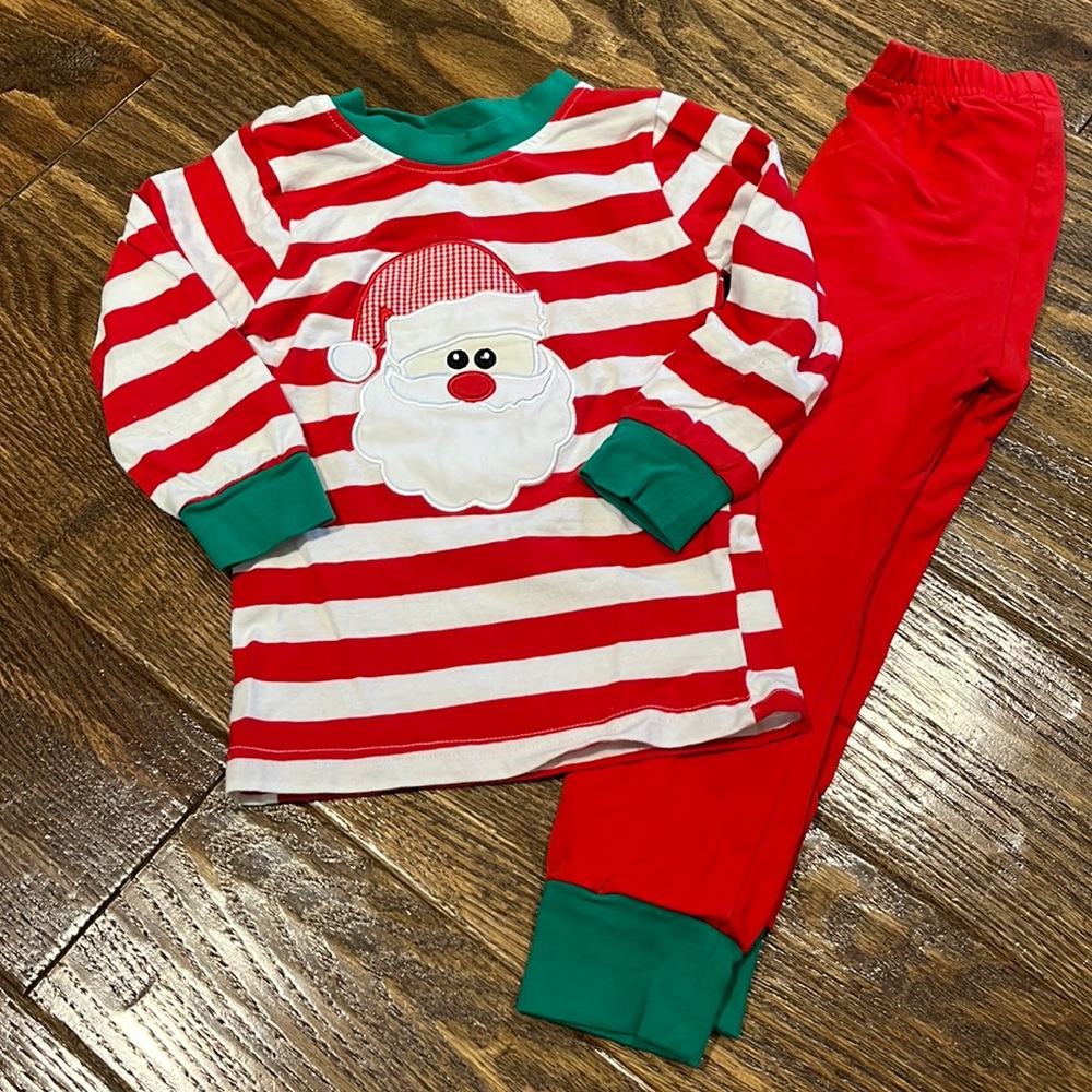 Cecil and Lou Santa 🎅🏻 pajamas - size 24m